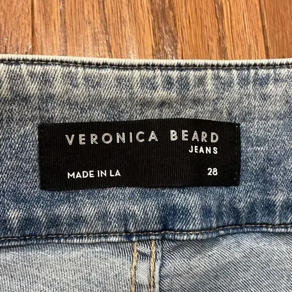 Veronica Beard Katherine Corset extra high rise skinny jeans 28 - Picture 8 of 13